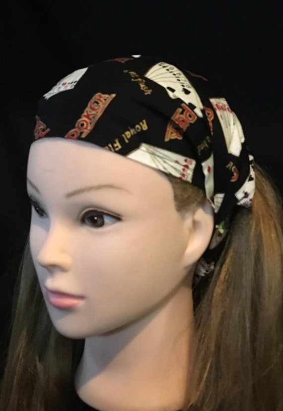 Casino Headband Bandana Hair Tie Turban Fabric Ladies Fashion Etsy