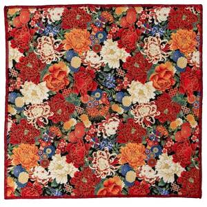 Bellissimi fiori orientali, bandana realizzata a mano in tessuto di cotone al 100%, chemowear, fiorista motociclista floreale