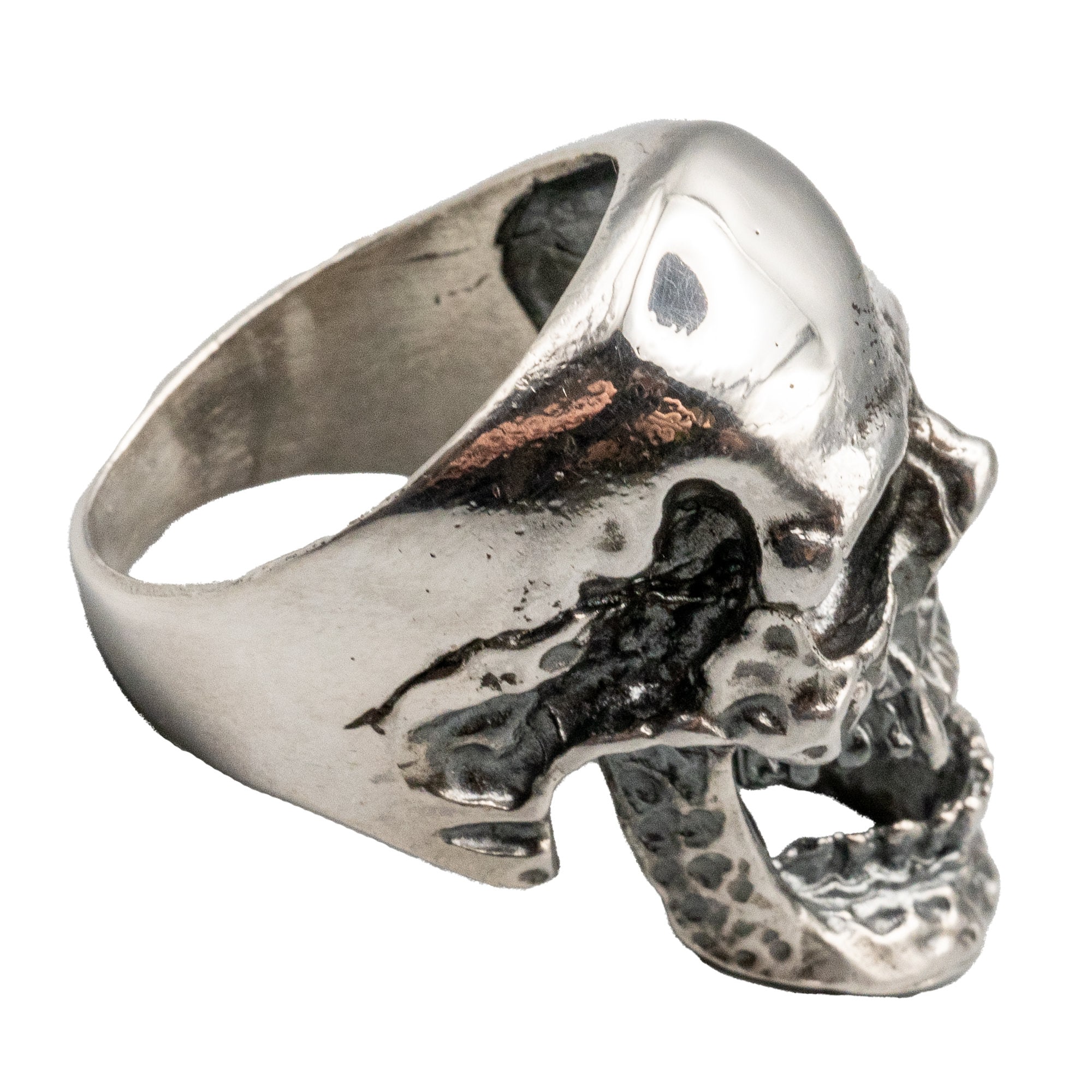 Vampire Skull Ring .925 Solid Sterling Silver Chunky, Heavy Ring