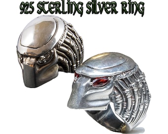 Predator Ring .925 Solid Sterling Silver, Awesome Ring Based