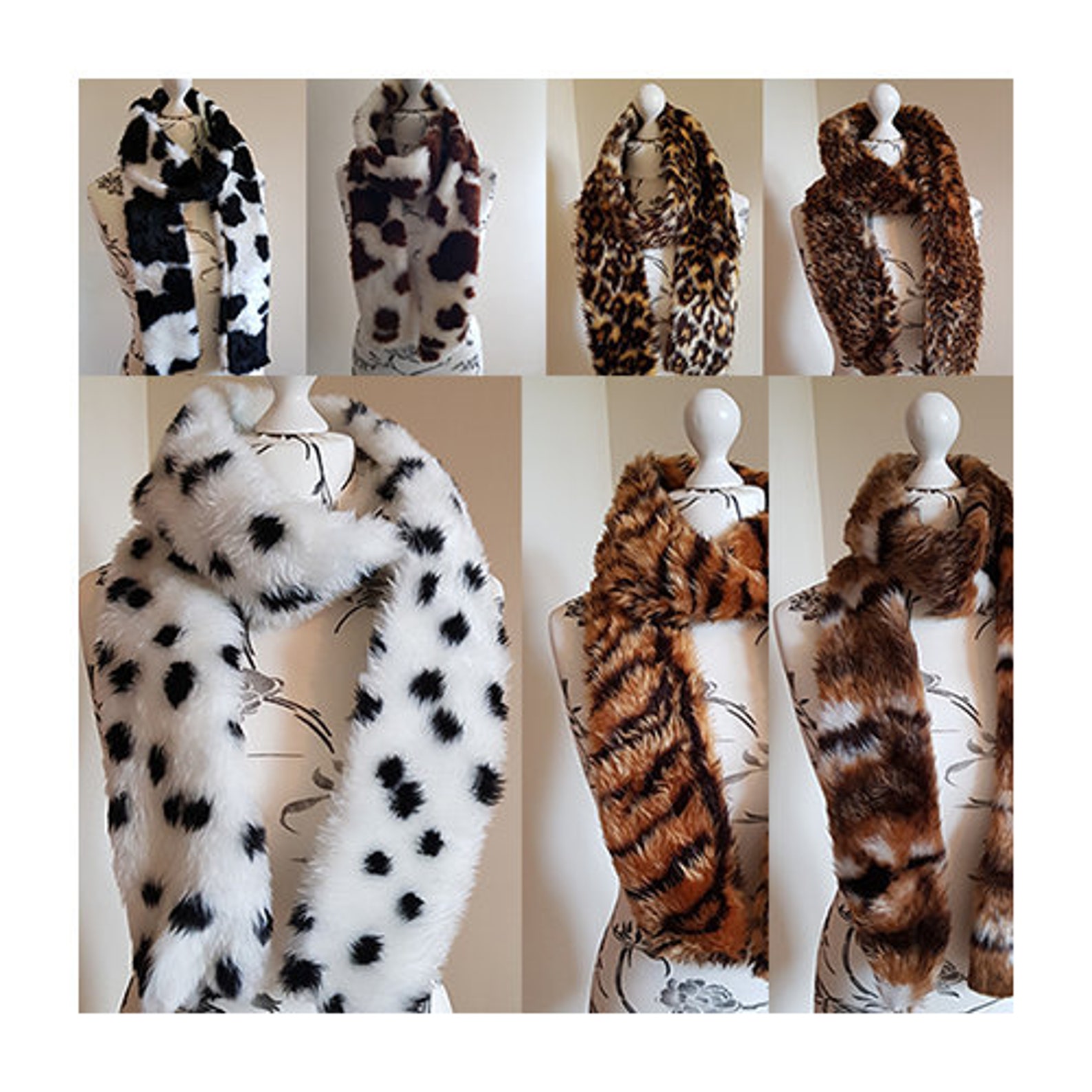 Dalmatian Faux Fur Luxurious ultra soft warm and fluffy Etsy