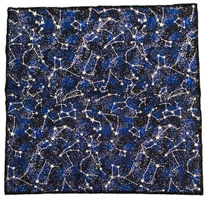 Gorgeous Glow in the Dark Constellation Designer bandana/headband Dog Bandana Chemowear 100% Cotton Fabric