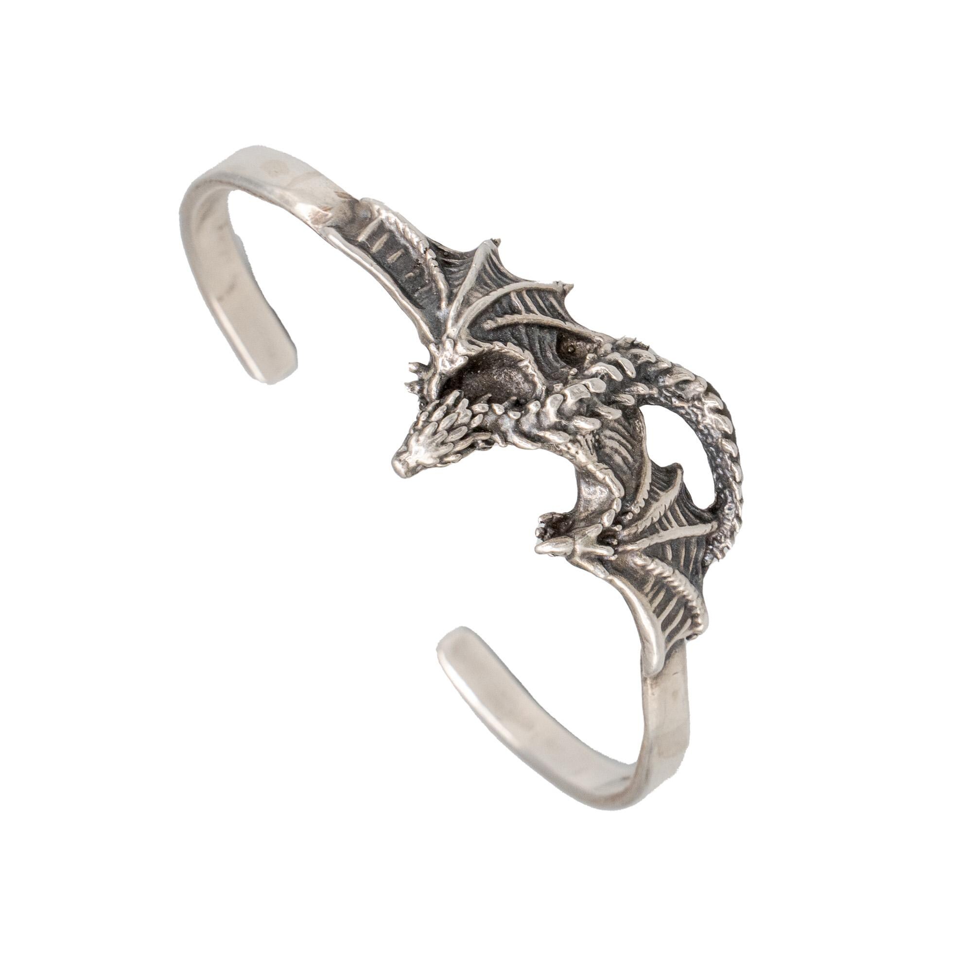 Torc Arm Rings Incredible Attention to Detail in This Awesome Dragon .925 Silver Torc ...