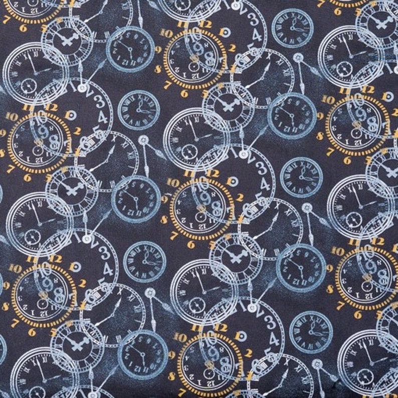 Great Fabric, a Mass of Various Clock Faces in Silver & Gold on This ...