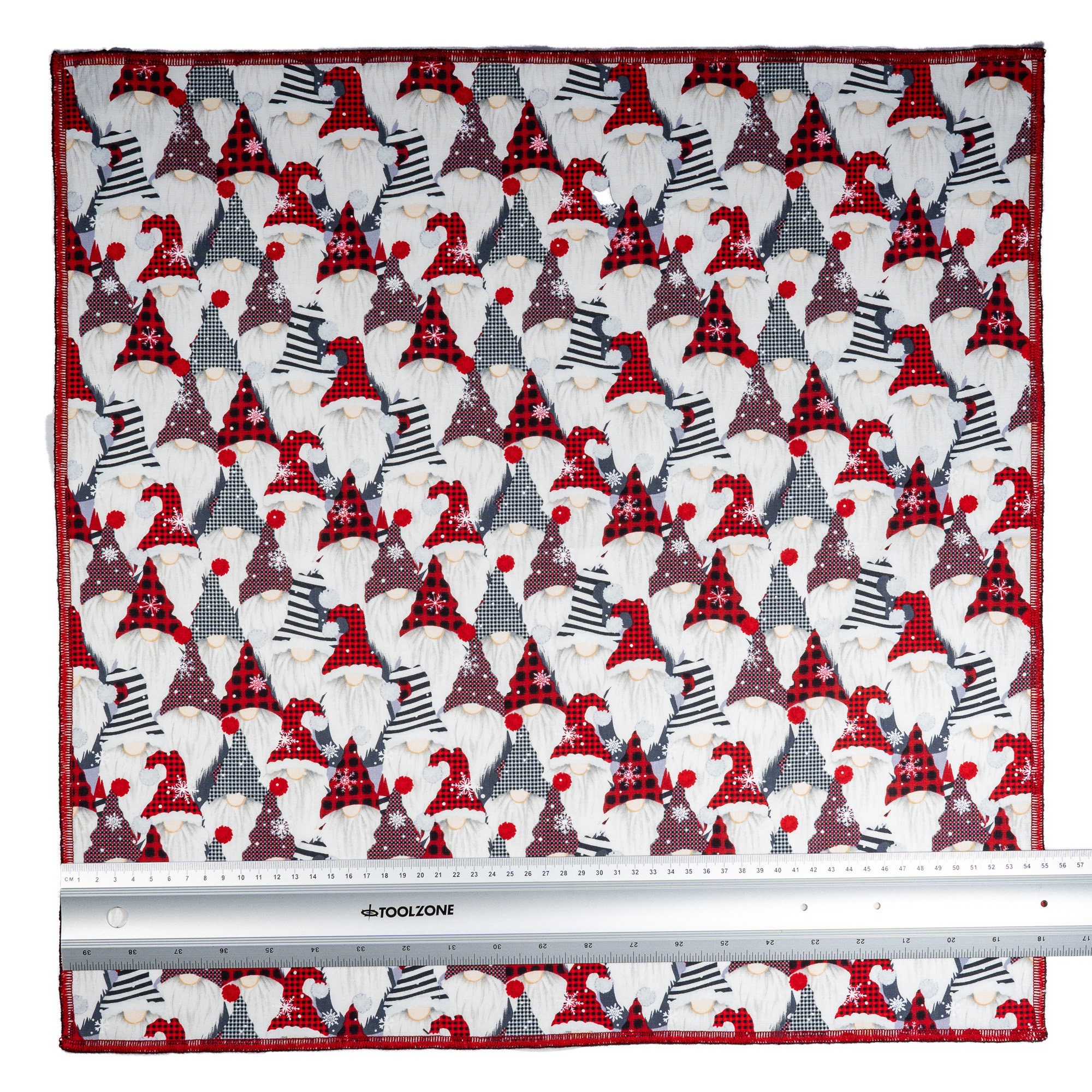 Gnome Tomte Suédois Bandana Foulard De Noël Biker Chemo Coton