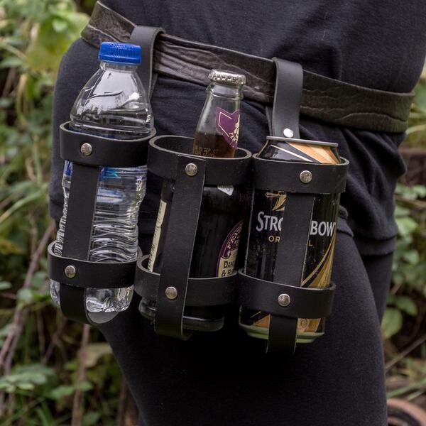 Leather Drink Holster Beer Holster Pop Holster Can Holster Etsy