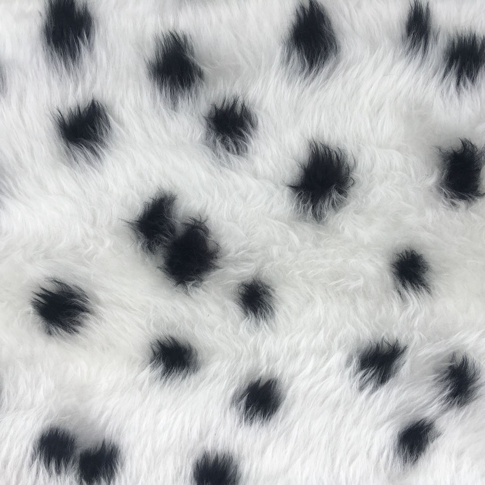 Dalmatian Print Fluffy Faux Fur ultra soft FABRIC sold per Etsy