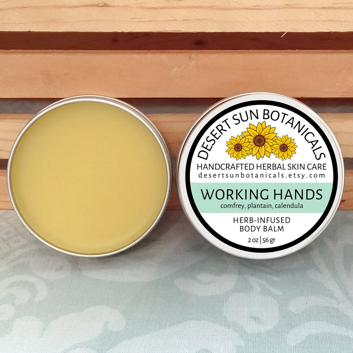 Working Hands Herbal Body Balm Dry Skin Balm Bar Hand Balm Etsy