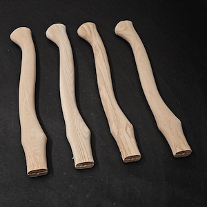 Lot of 4 pcs 15,7&quot; ( 400 mm ) Replacement Axe Handle blank, hand Crafted