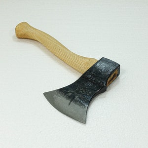 2,3 LBS Blacksmith hand forged bearded spike tomahawk camp axe head