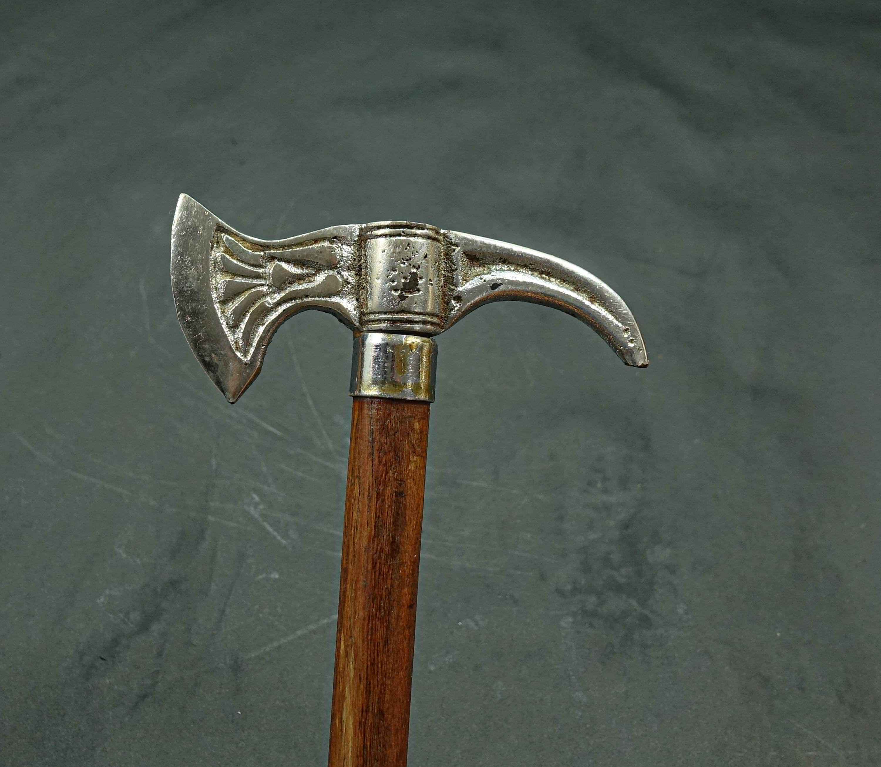 Vintage walking stick cane ice axe Etsy
