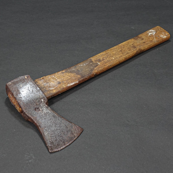 2,89 Lbs Hand forged broad hewing axe With Sign