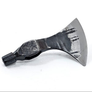 1,1 LBS Blacksmith hand forged bearded spike tomahawk camp axe head