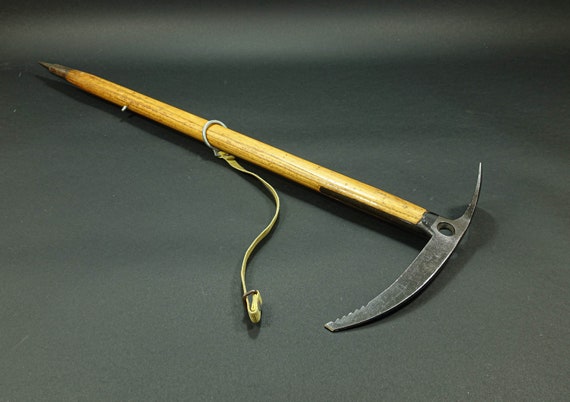 Rare Unusual Walking Stick Pickle Axe Ice Axe Eispickel STUBAI Etsy Canada