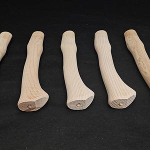 Lot of 5 pcs 9,4&quot; ( 240 mm ) Replacement Axe Handle blank, hand Crafted