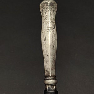 Walking stick cane silver