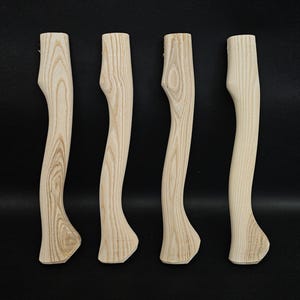 Lot of 4 pcs 13,4&quot; ( 340 mm ) Replacement Axe Handle blank, hand Crafted