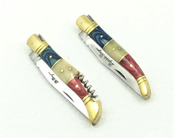 Lot  of 2 Laguiole Pocket Knife, France design