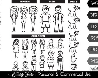Download Stick Family Etsy