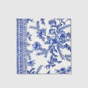 French Toile Napkins ( cocktail or luncheon)