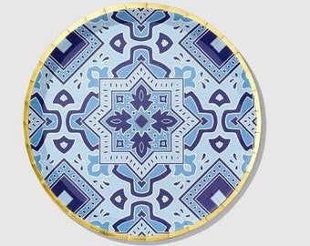 Amalfi blues Large Plates