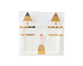 Princess Castle Shaped Plate (8 ct.)