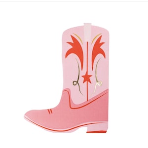 Cowgirl Boot Shaped Paper Napkins (18 ct.)