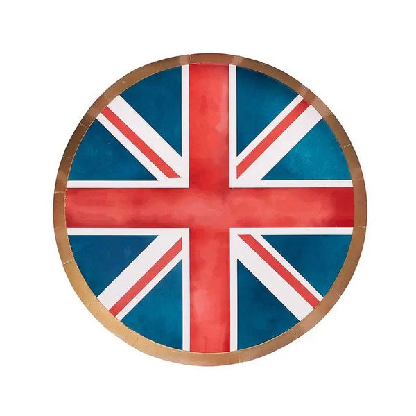 Union Jack Paper Plates (8 ct.)