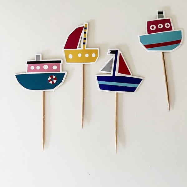 Boat Cupcake Toppers (8 ct.)