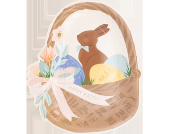 Easter Basket Plates (8 ct.)