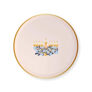 Piattini di carta Bonjour Fete X One & Only Happy Hanukkah Menorah (8 pz.)
