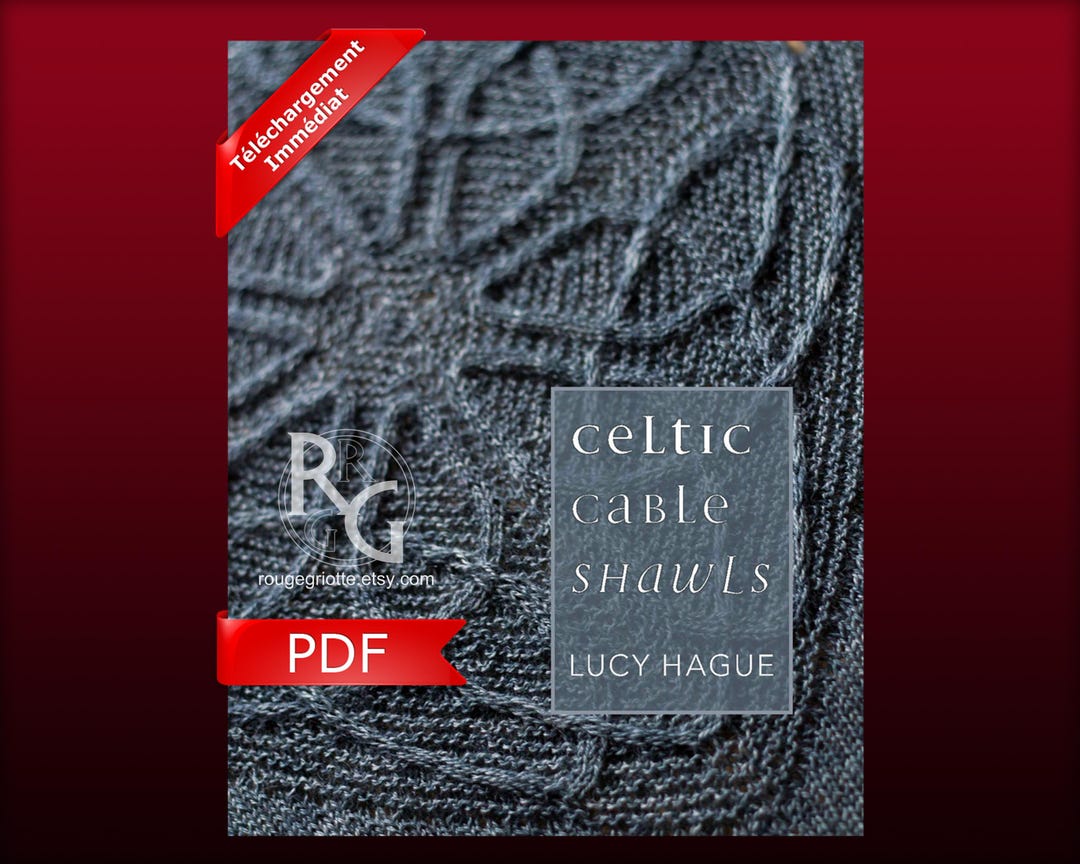 lucy hague celtic cable shawls