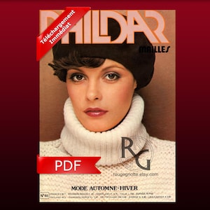 PDF - Phildar Mailles - numero 46_moda autunno - inverno_1977_FRANCESE_rivista completa di maglieria - alta risoluzione_download immediato.
