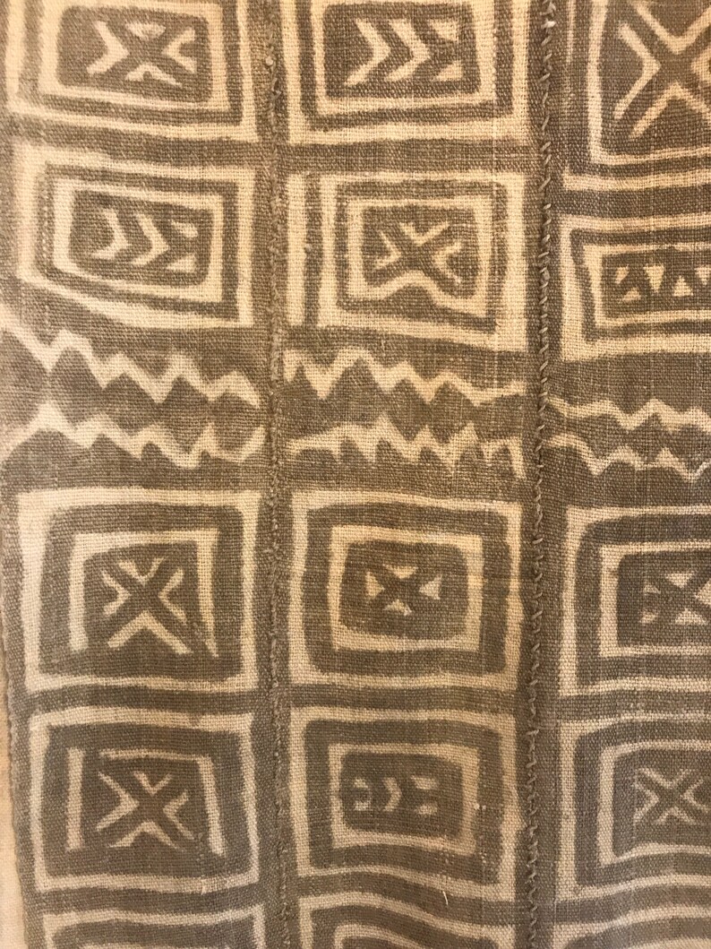 Unique Pattern Antique Bamana mud Cloth