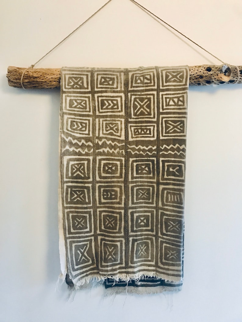 Unique Pattern Antique Bamana mud Cloth