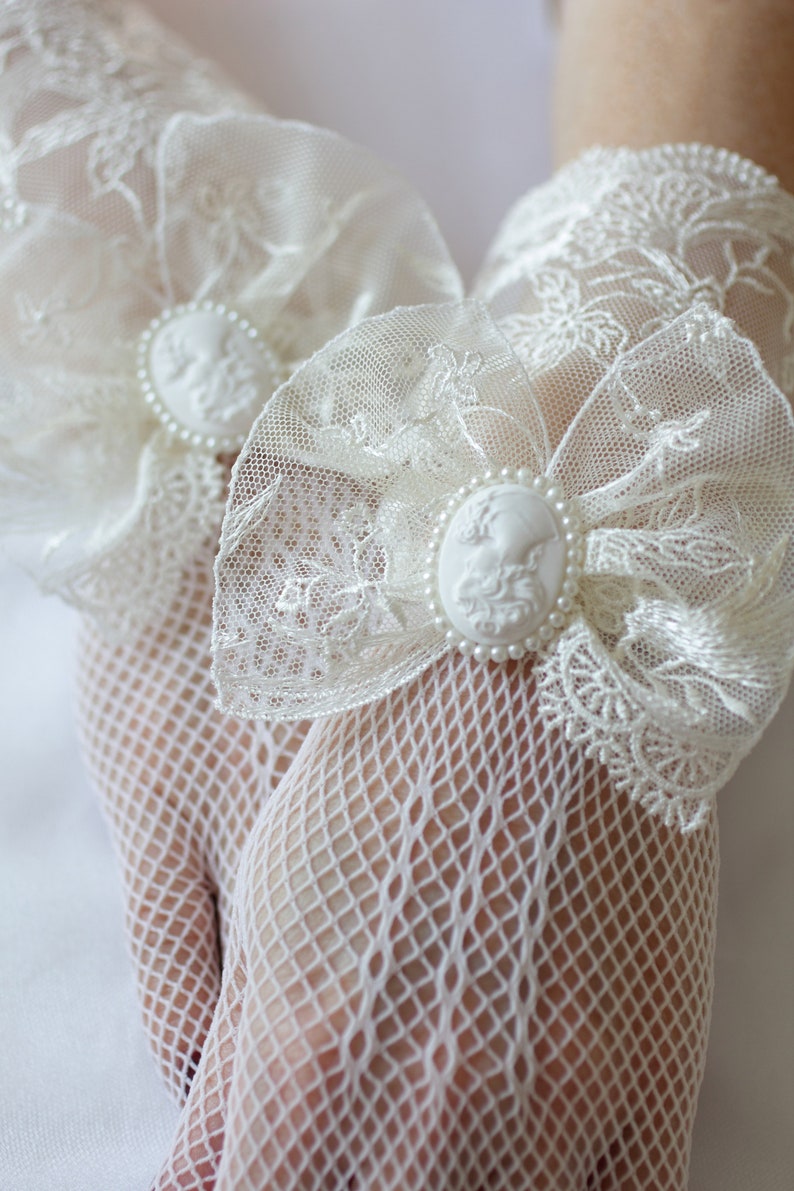 Vintage lace gloves Retro Retro gloves Party Gloves Wedding Etsy