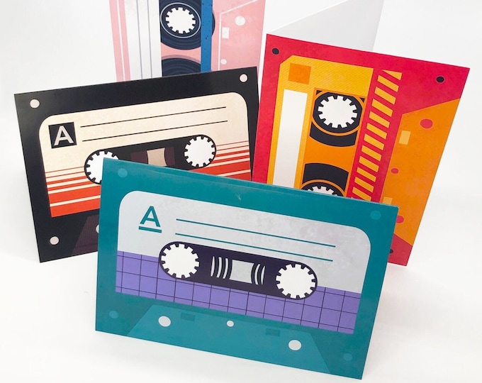Recordable Audio Greeting Cards - Mixtape - With 30 Seconds Audio