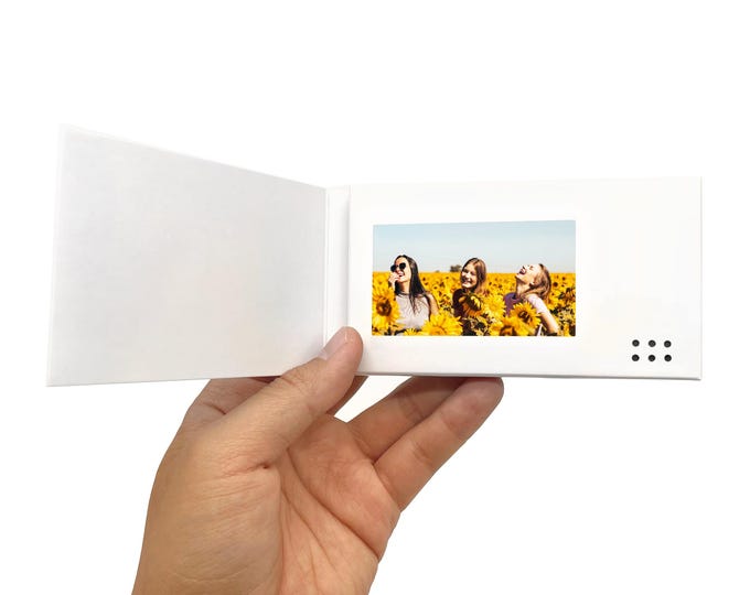 Recordable Video Greeting Card - 3" HD Screen - 516MB memory