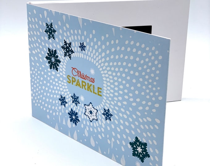 Recordable 5" Video Christmas Cards - Multiple Designs- With 256mb memory