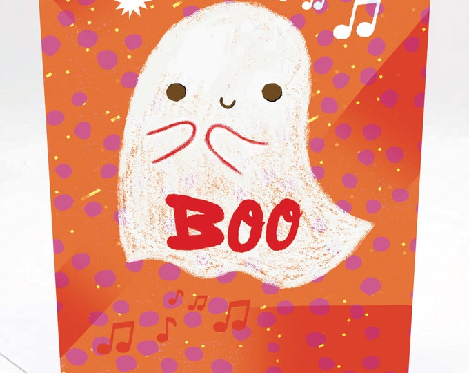 Recordable Audio Halloween Cards - Boo - AH2254 - With 30 second Audio