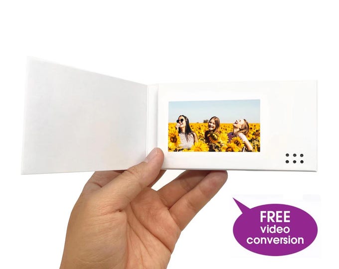 Recordable Video Business Card: 3 inch Screen. 512mb Memory. Rechargable Batteries