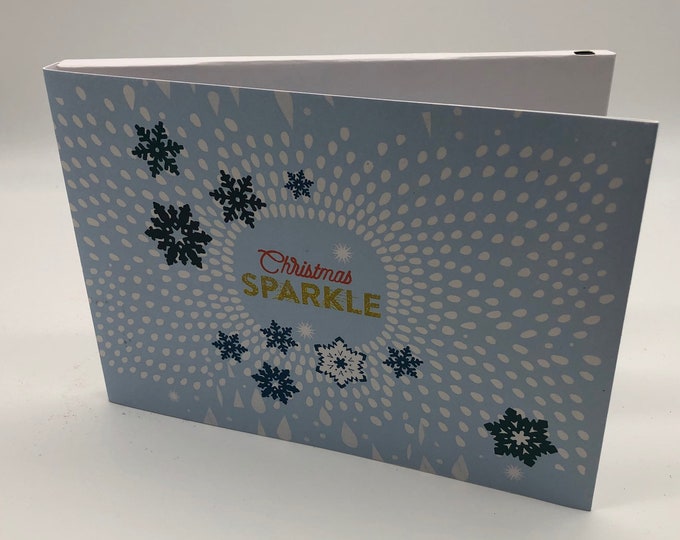 Recordable 7" Video Christmas Cards - Snowflake - With 256mb memory