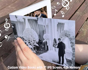 Personalized 7" Video Book. Custom Printed Cover. 4GB Memory. Free conversion service.