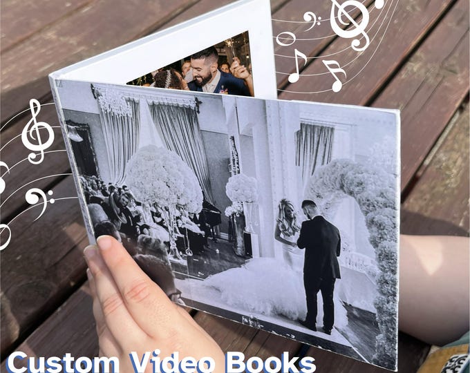 Personalized Video Greeting Card - Custom Printed - Soft Back - 7" IPS HD Screen - 4GB (4 hour playtime)