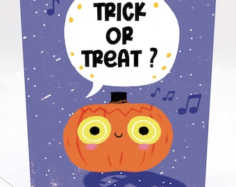 Recordable Audio Halloween Cards - Trick or Treat - AH2253 - With 30 second Audio