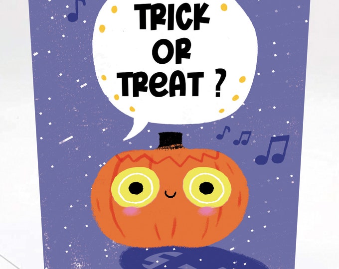 Recordable Audio Halloween Cards - Trick or Treat - AH2253 - With 30 second Audio