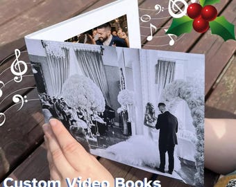 Personalized Video Book: Custom Printed Cover, 7" IPS Screen