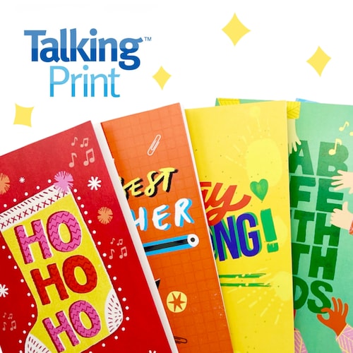 Talking Print Brochure Video A4 Con Schermo HD 10'' – 4GB Di Memoria (4 Ore Di Video), Cornice Digitale Regalo, Ricaricabile