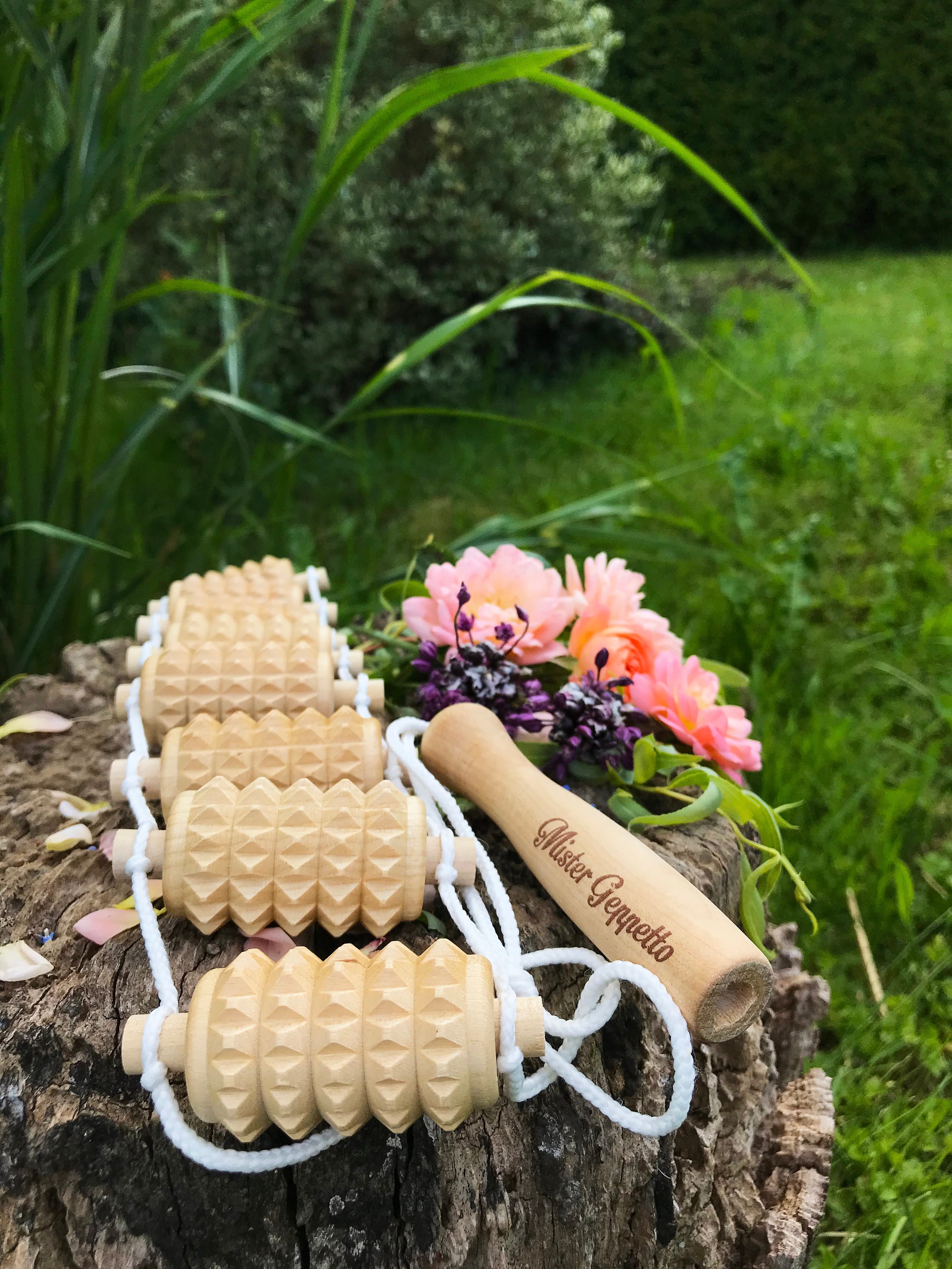 Shoulder Back Rope Back Rope Massager Notched Shoulder Pain Muscle Roller - Etsy