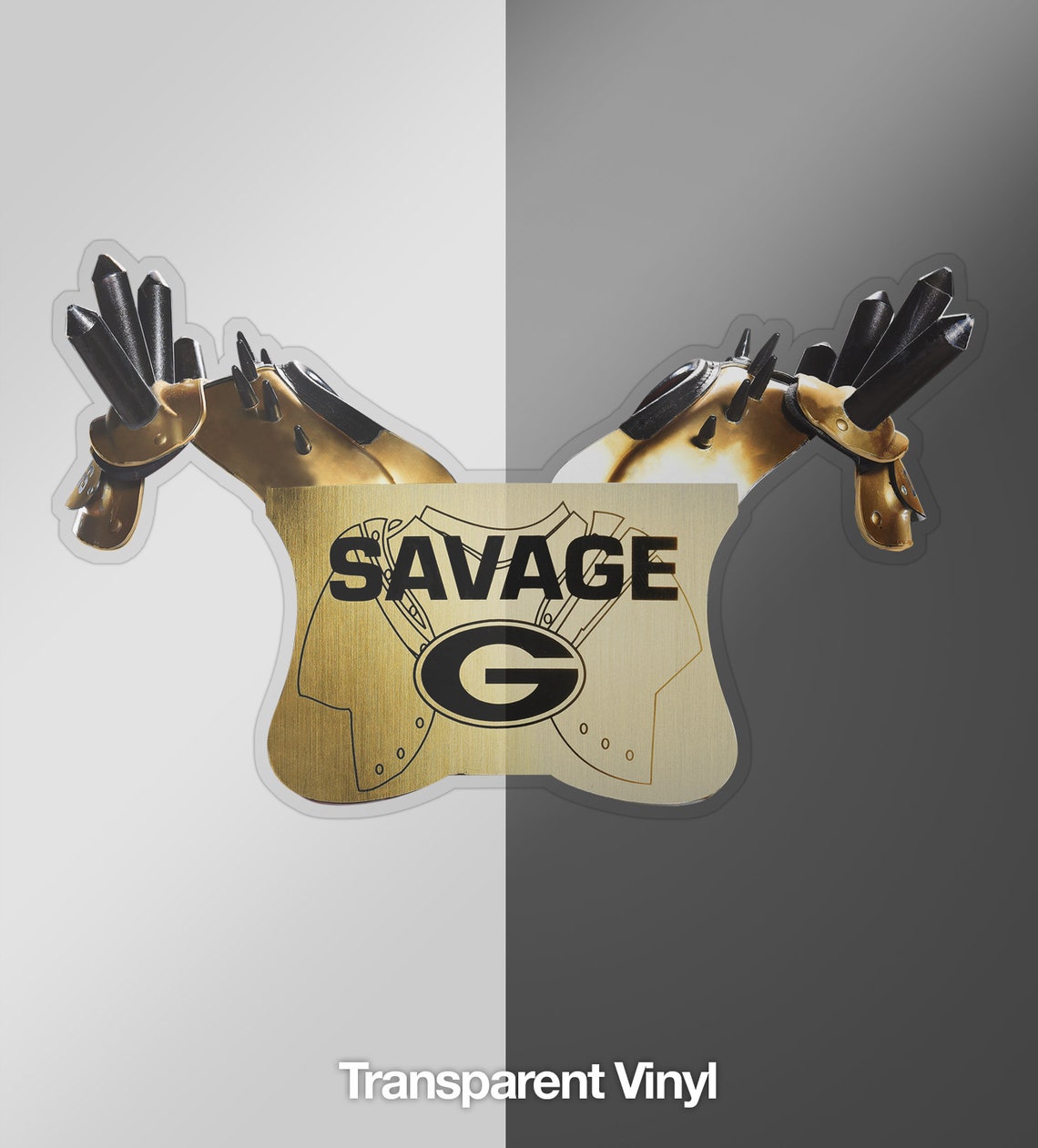 UGA Bulldogs Decal Sticker 6 Savage Pads Premium Etsy